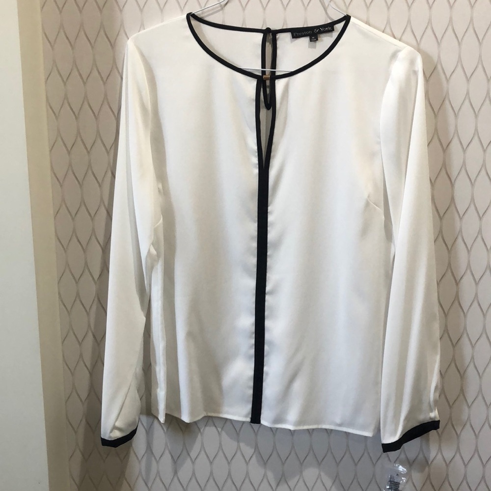 NWT Preston & York  size M black/white